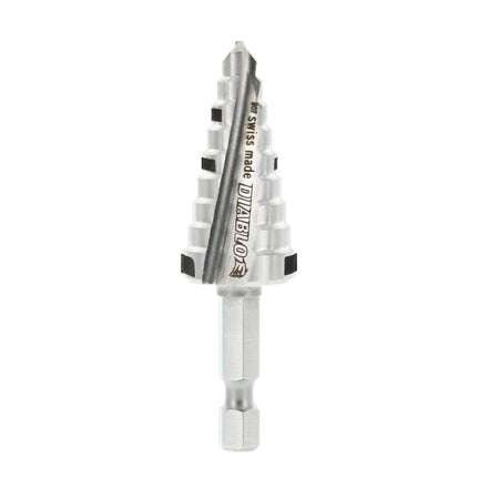 DIABLO DSD0750S09  -  3/8 in. ‑ 3/4 in. Impact Step Drill Bit - Wise Line Tools