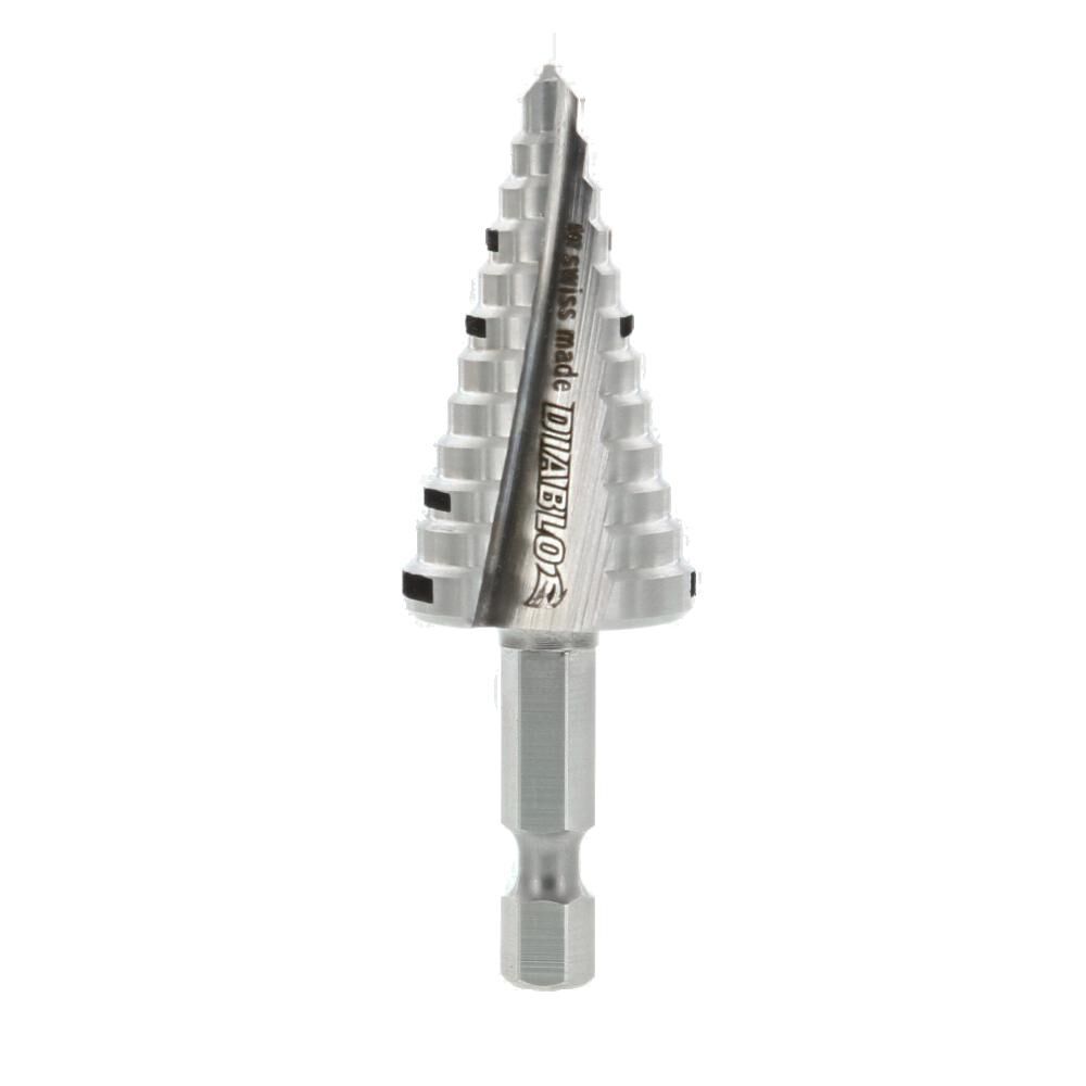 DIABLO DSD0875S12  -  3/8 in. ‑ 7/8 in. Impact Step Drill Bit - Wise Line Tools