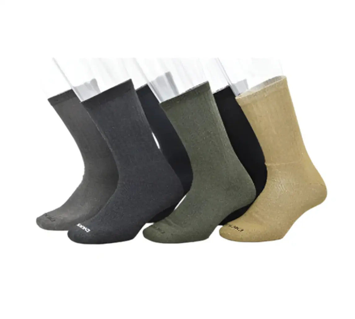 DICKIES DK11A6P4075 - Men's Real Heel Crew Comfort Socks - 6 Pk DICKIES