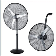 DURFGSB30 30" Commercial Pedestal Fan (Includes Ceiling/Wall Mount) DURABULL