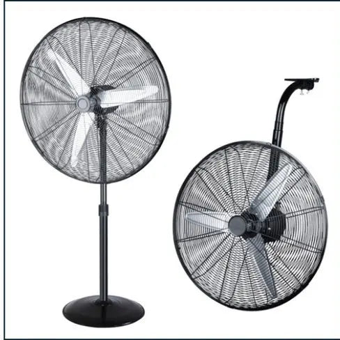 DURFGSB30 30" Commercial Pedestal Fan (Includes Ceiling/Wall Mount) DURABULL