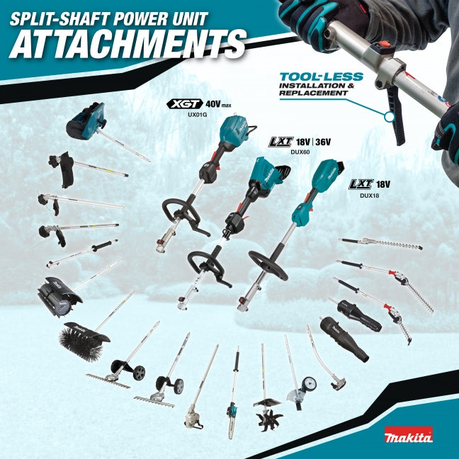 Makita DUX60Z - Makita DUX60Z 36V (18Vx2) LXT Brushless Split Shaft Power Unit (Tool Only) (View 2)