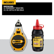 DEWALT DWHT48335RC TOUGHSERIES Chalk Reel Kit (Red)