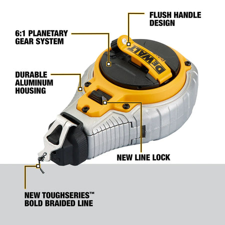 DEWALT DWHT48335RC TOUGHSERIES Chalk Reel Kit (Red)
