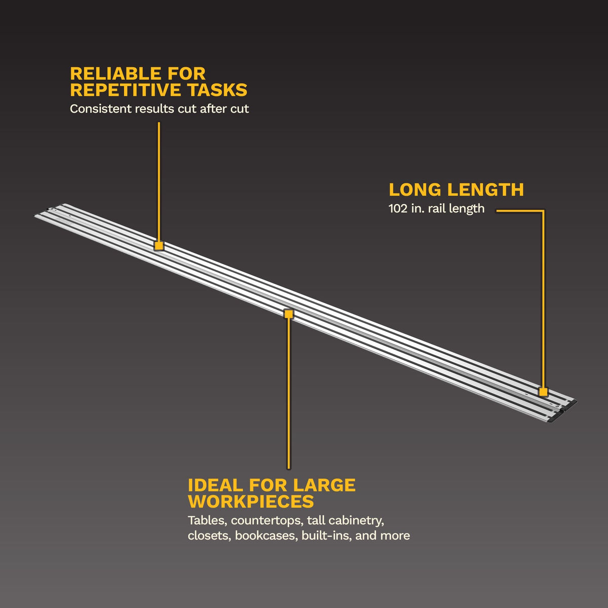 DEWALT DWS5102 feature callouts