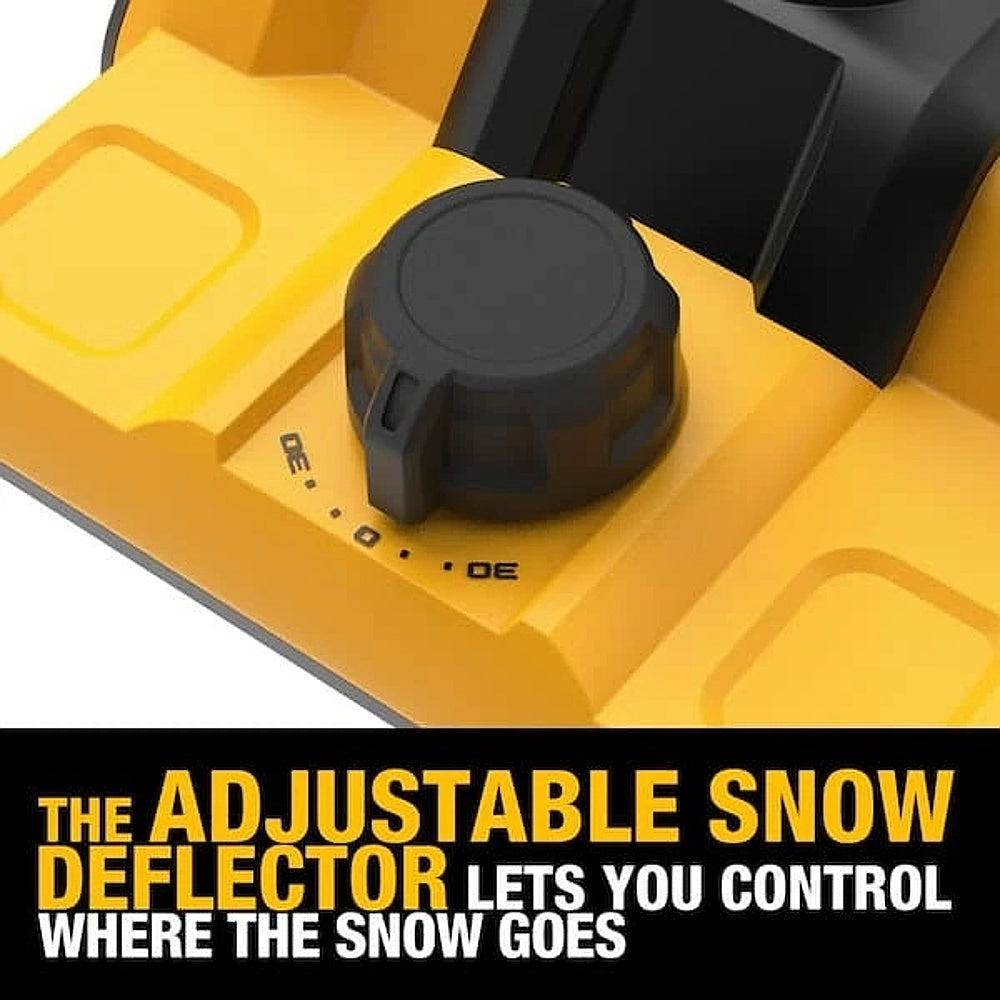 DEWALT DXSVXA6121B adjustable snow deflector knob