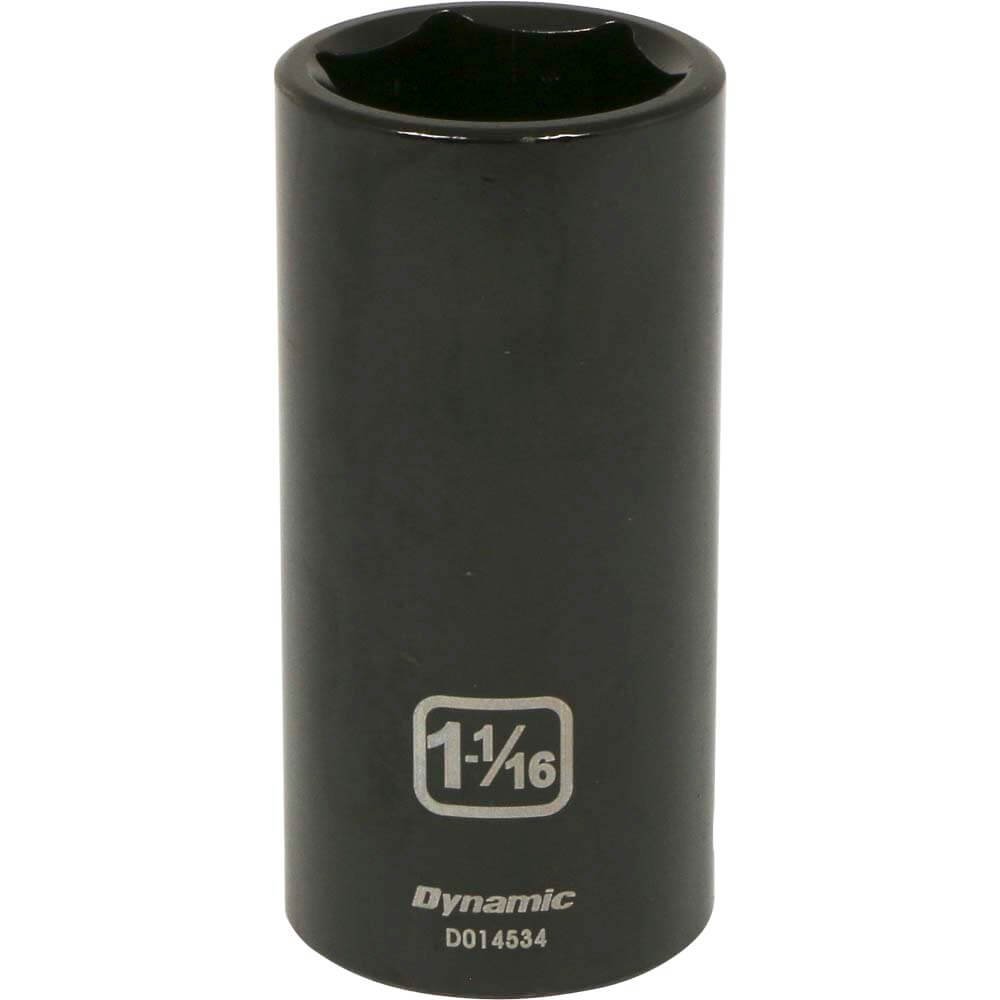 DYNAMIC D014534 - 1/2" D 6 PT 1-1/16" DEEP IMP SKT DYNAMIC
