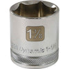 DYNAMIC GT-D016336 - 1/2" D 6 PT 1-1/8" CHR SKT