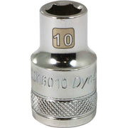 DYNAMIC D016010 - 1/2" D 6 PT 10MM CHR SKT DYNAMIC
