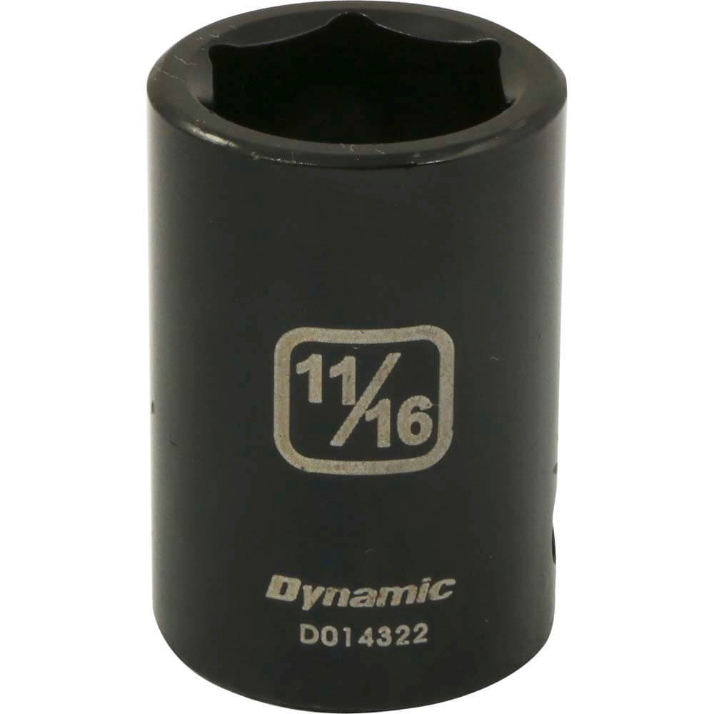 DYNAMIC D014322 - 1/2" D 6 PT 11/16" IMP SKT DYNAMIC