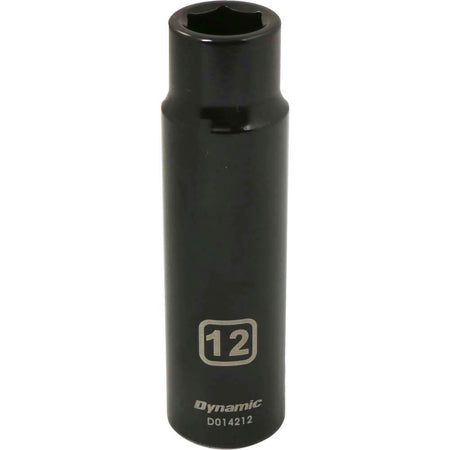 DYNAMIC D014212 - 1/2" D 6 PT 12MM DEEP IMP SKT DYNAMIC