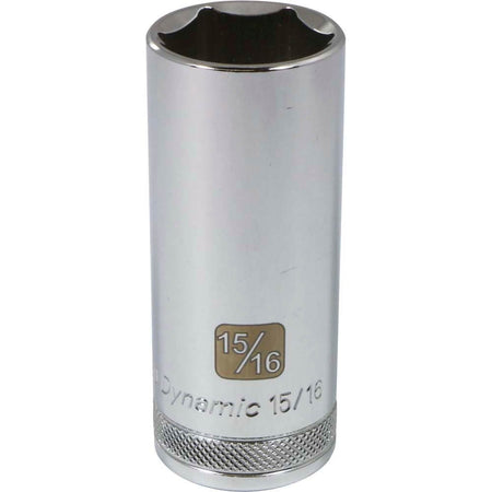 DYNAMIC GT-D016530 - 1/2" D 6 PT 15/16" DEEP CHR SKT