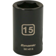 DYNAMIC D014015 - 1/2" D 6 PT 15MM IMP SKT DYNAMIC