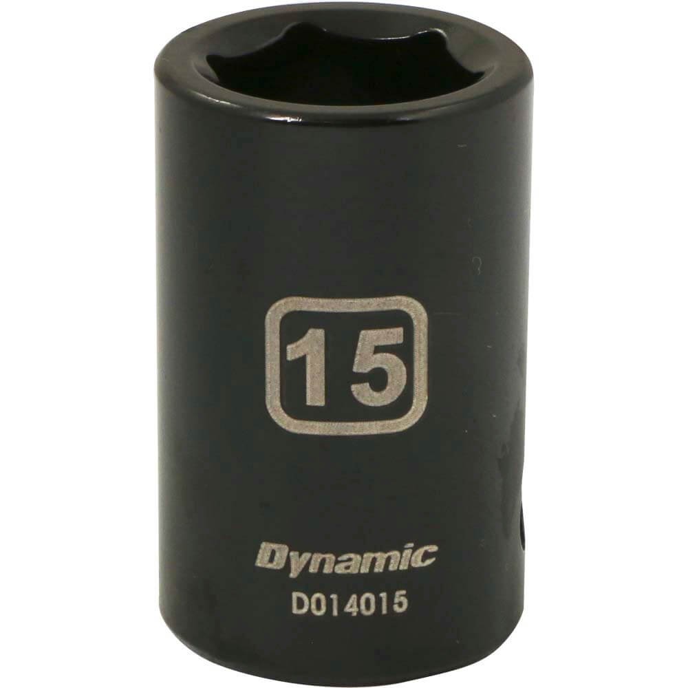 DYNAMIC D014015 - 1/2" D 6 PT 15MM IMP SKT DYNAMIC