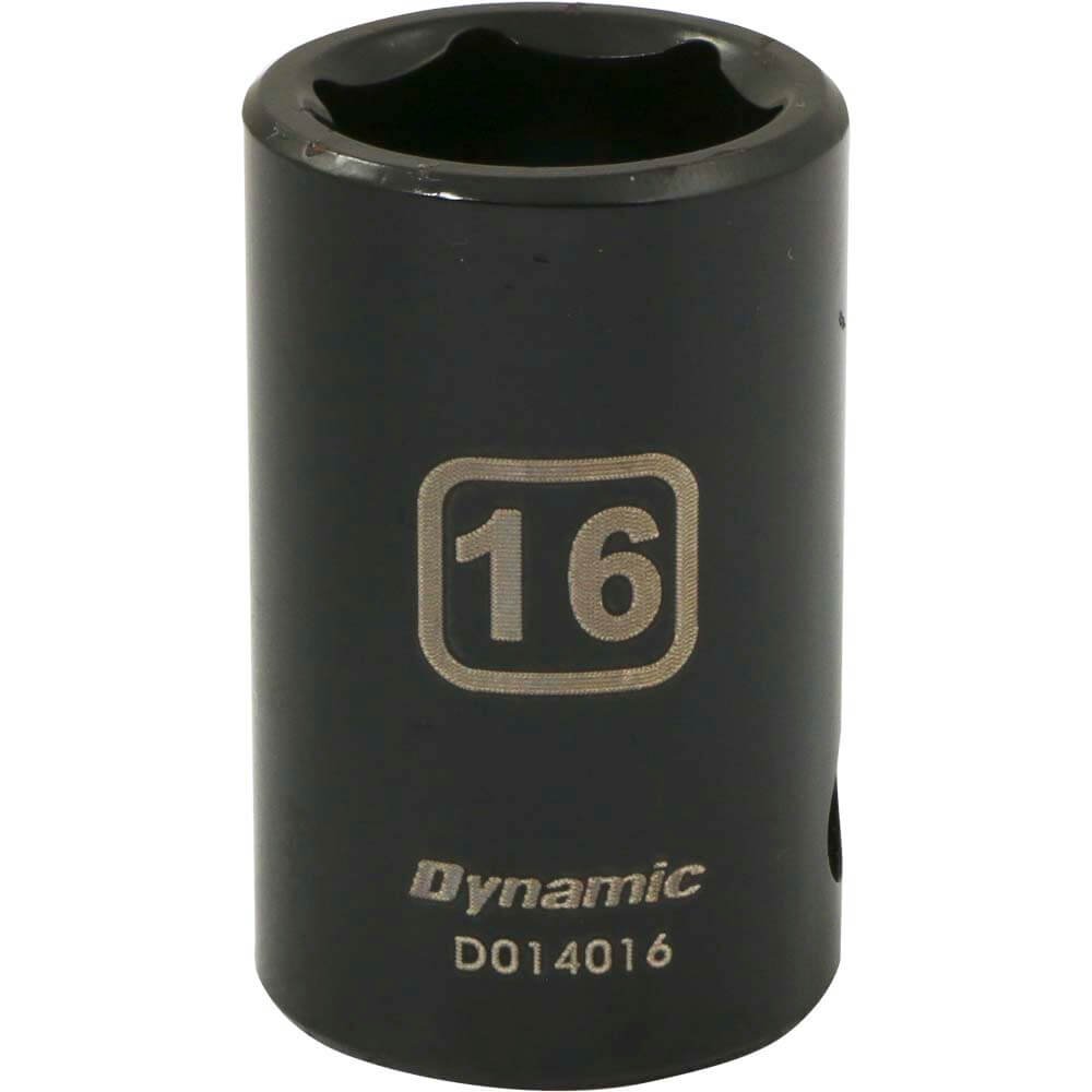 DYNAMIC D014016 - 1/2" D 6 PT 16MM IMP SKT DYNAMIC