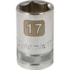 DYNAMIQUE 1/2" D 6 PT 17MM CHR SKT