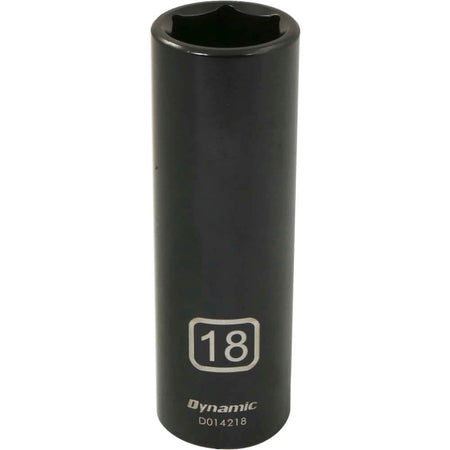 DYNAMIC D014218 - 1/2" D 6 PT 18MM DEEP IMP SKT DYNAMIC
