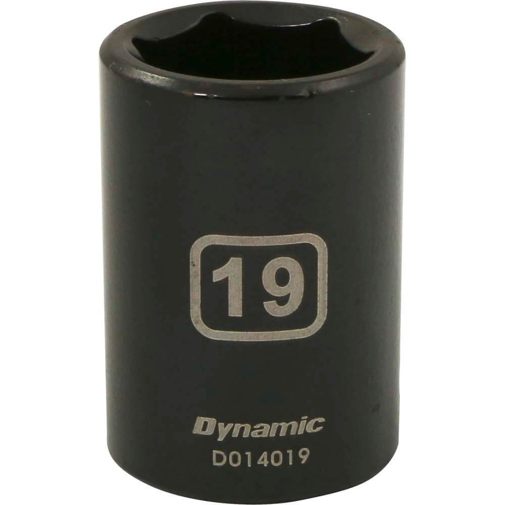 DYNAMIC D014019 - 1/2" D 6 PT 19MM IMP SKT DYNAMIC