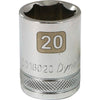 DYNAMIQUE 1/2" D 6 PT 20MM CHR SKT