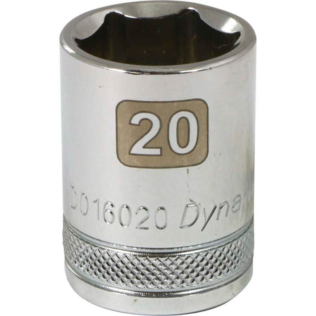 DYNAMIC GT-D016020 - 1/2" D 6 PT 20MM CHR SKT