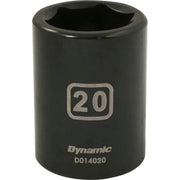 DYNAMIC D014020 - 1/2" D 6 PT 20MM IMP SKT DYNAMIC