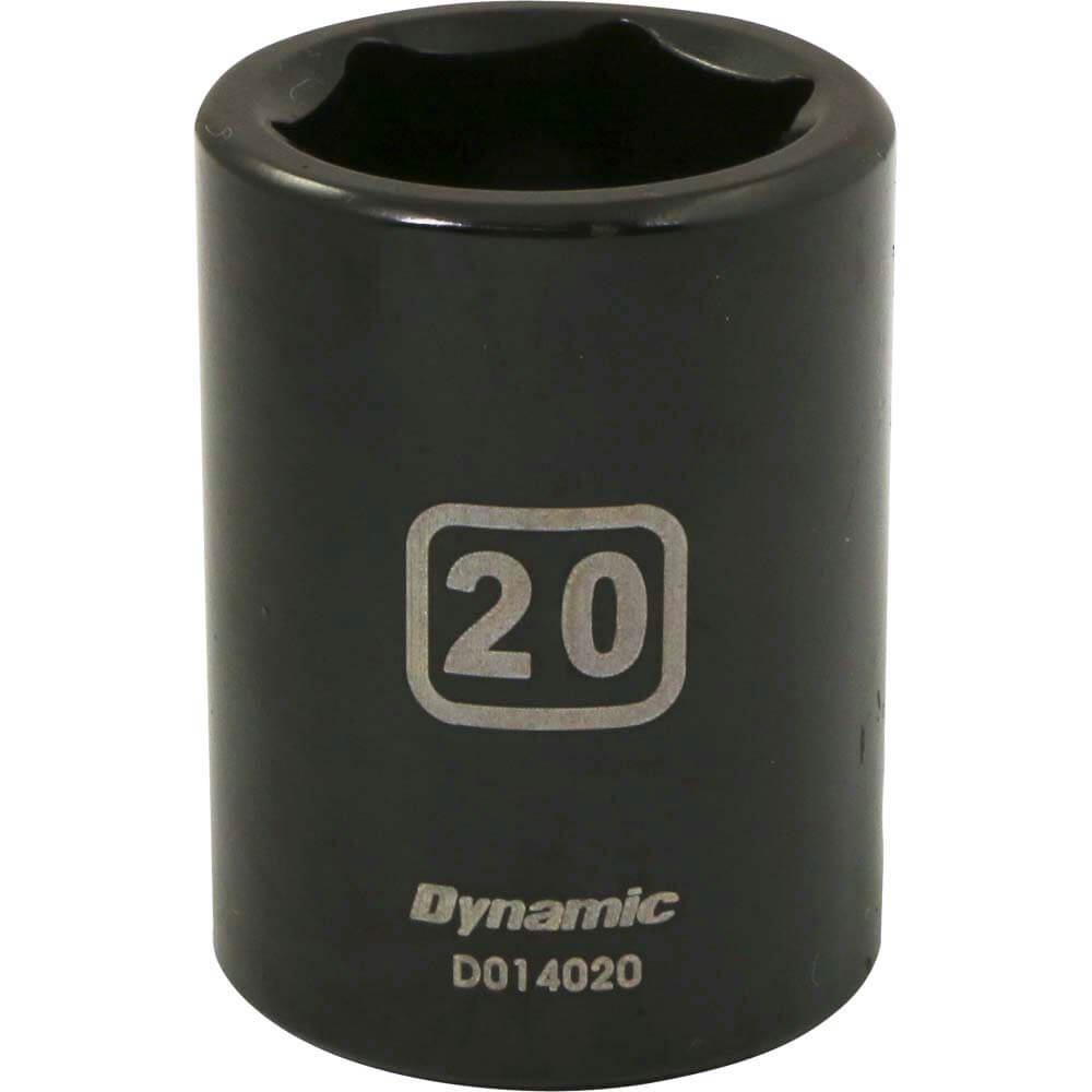 DYNAMIC D014020 - 1/2" D 6 PT 20MM IMP SKT DYNAMIC