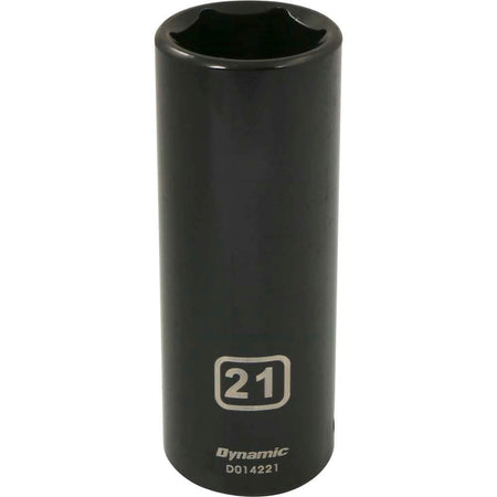 DYNAMIC D014221 - 1/2" D 6 PT 21MM DEEP IMP SKT DYNAMIC