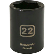 DYNAMIC D014022 - 1/2" D 6 PT 22MM IMP SKT DYNAMIC