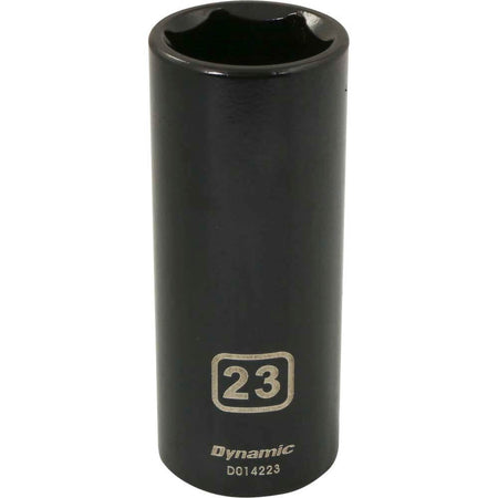 DYNAMIC D014223 - 1/2" D 6 PT 23MM DEEP IMP SKT DYNAMIC