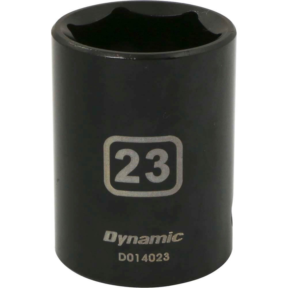 DYNAMIC D014023 - 1/2" D 6 PT 23MM IMP SKT DYNAMIC