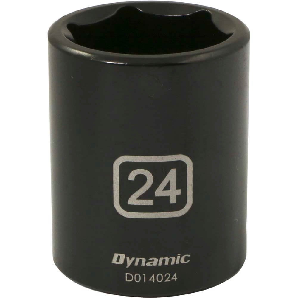 DYNAMIC D014024 - 1/2" D 6 PT 24MM IMP SKT DYNAMIC