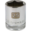 DYNAMIC GT-D016025 - 1/2" D 6 PT 25MM CHR SKT