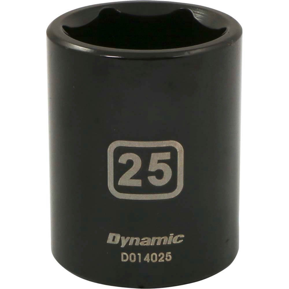 DYNAMIC D014025 - 1/2" D 6 PT 25MM IMP SKT DYNAMIC