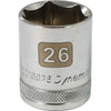 DYNAMIC GT-D016026 - 1/2" D 6 PT 26MM CHR SKT