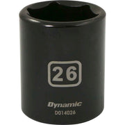 DYNAMIC D014026 - 1/2" D 6 PT 26MM IMP SKT DYNAMIC