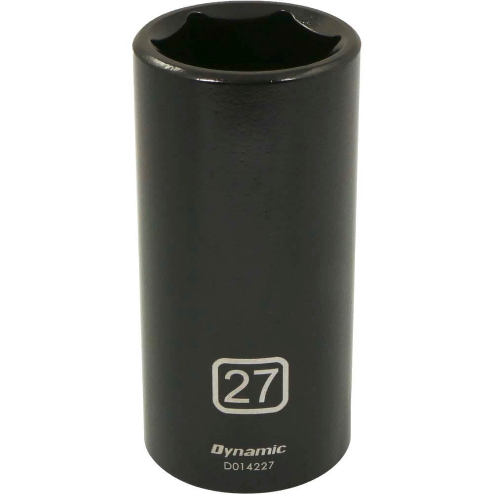 DYNAMIC D014227 - 1/2" D 6 PT 27MM DEEP IMP SKT DYNAMIC