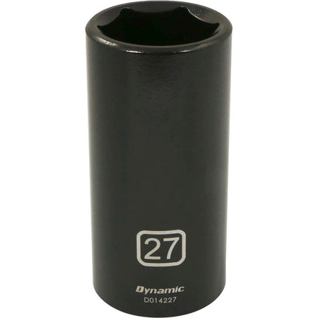 DYNAMIC D014227 - 1/2" D 6 PT 27MM DEEP IMP SKT DYNAMIC