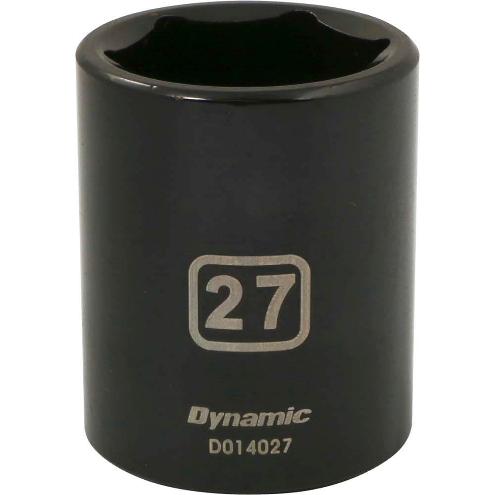 DYNAMIC D014027 - 1/2" D 6 PT 27MM IMP SKT DYNAMIC