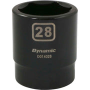 DYNAMIC D014028 - 1/2" D 6 PT 28MM IMP SKT DYNAMIC