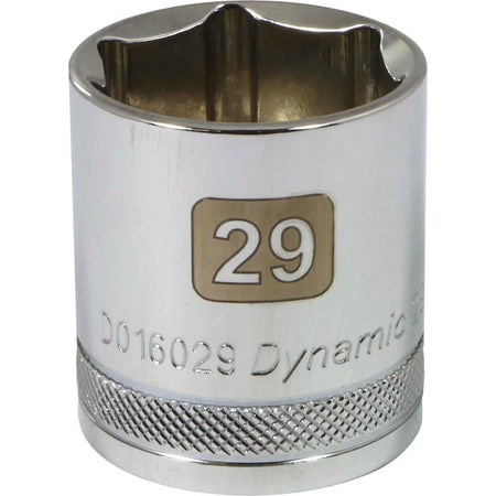 DYNAMIC GT-D016029 - 1/2" D 6 PT 29MM CHR SKT