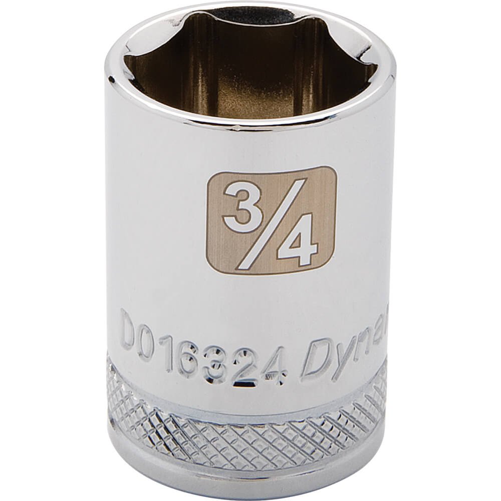 DYNAMIC D016324 - 1/2" D 6 PT 3/4" CHR SKT DYNAMIC