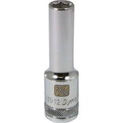 DYNAMIC D016512 - 1/2" D 6 PT 3/8" DEEP CHR SKT DYNAMIC