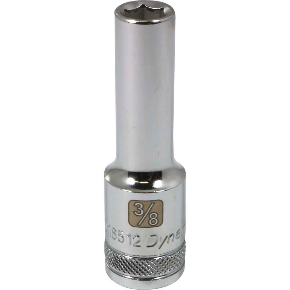 DYNAMIC D016512 - 1/2" D 6 PT 3/8" DEEP CHR SKT DYNAMIC