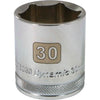 DYNAMIC GT-D016030 - 1/2" D 6 PT 30MM CHR SKT