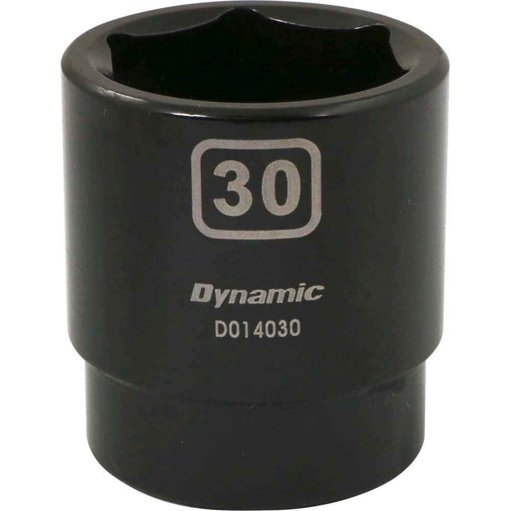 DYNAMIC D014030 - 1/2" D 6 PT 30MM IMP SKT DYNAMIC