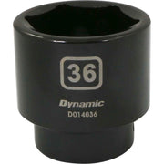 DYNAMIC D014036 - 1/2" D 6 PT 36MM IMP SKT DYNAMIC
