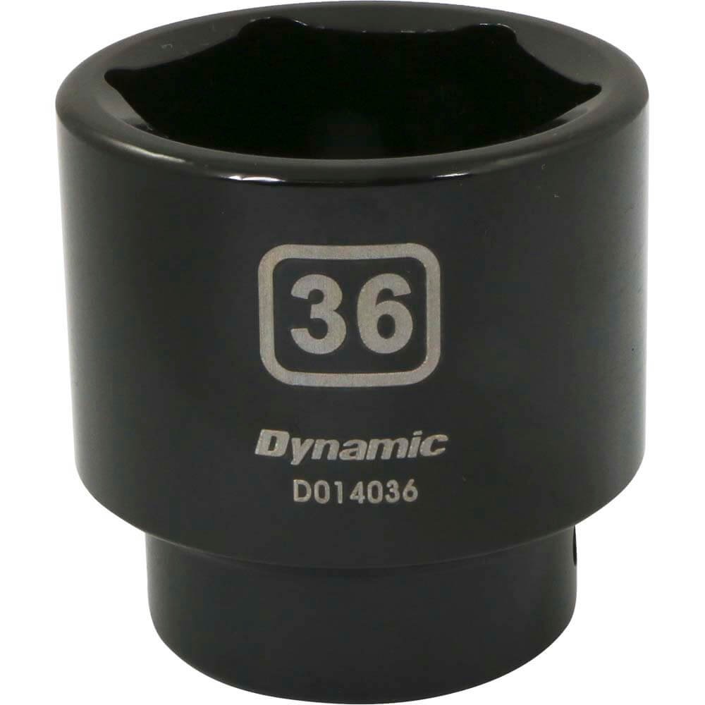 DYNAMIC D014036 - 1/2" D 6 PT 36MM IMP SKT DYNAMIC