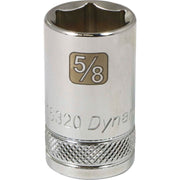 DYNAMIC D016320 - 1/2" D 6 PT 5/8" CHR SKT DYNAMIC