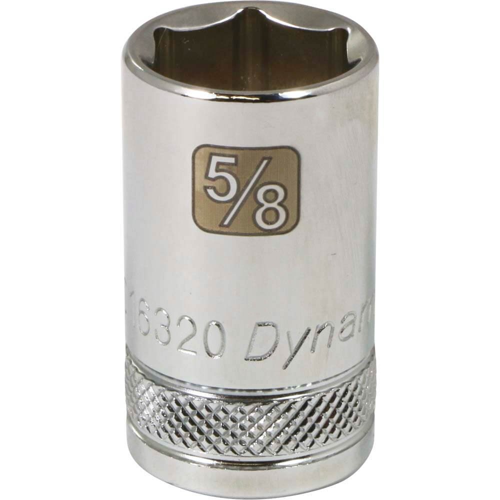 DYNAMIC D016320 - 1/2" D 6 PT 5/8" CHR SKT DYNAMIC
