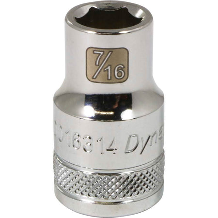 DYNAMIC D016314 - 1/2" D 6 PT 7/16" CHR SKT DYNAMIC